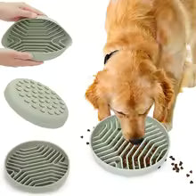 Pet Placemat Cat Slow Feeding Mat Dog Lick Mats Silicone Pet Eating Slowly Food Bowl Puppy Bath Distracted Licking Plate Cutlery